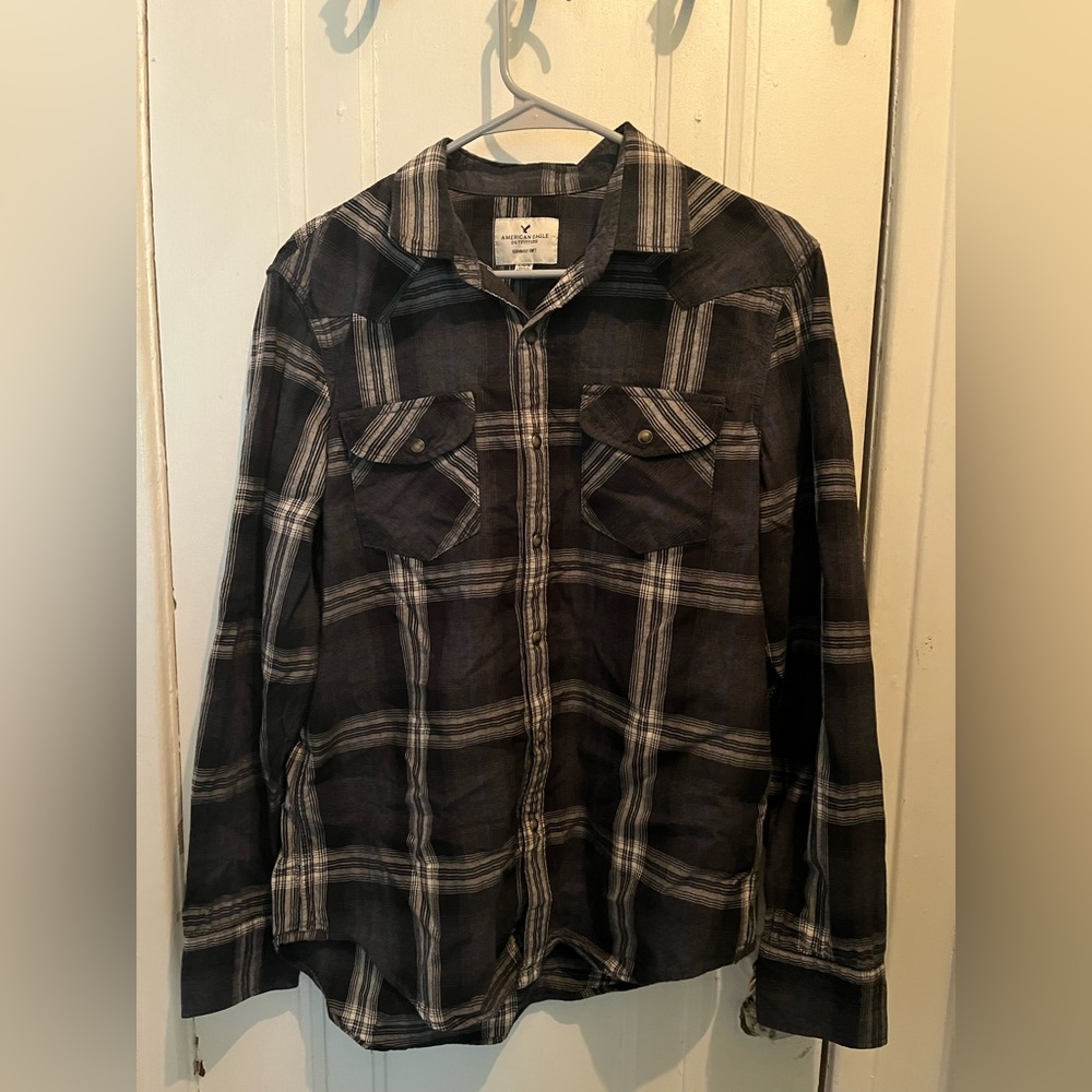 American Eagle Long Sleeve Flannel